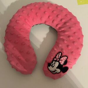 Disney Minnie Mouse Pink Neck Travel Pillow